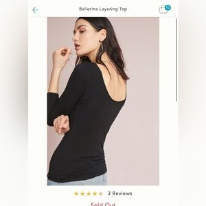 Anthropologie Ballerina Layering Top